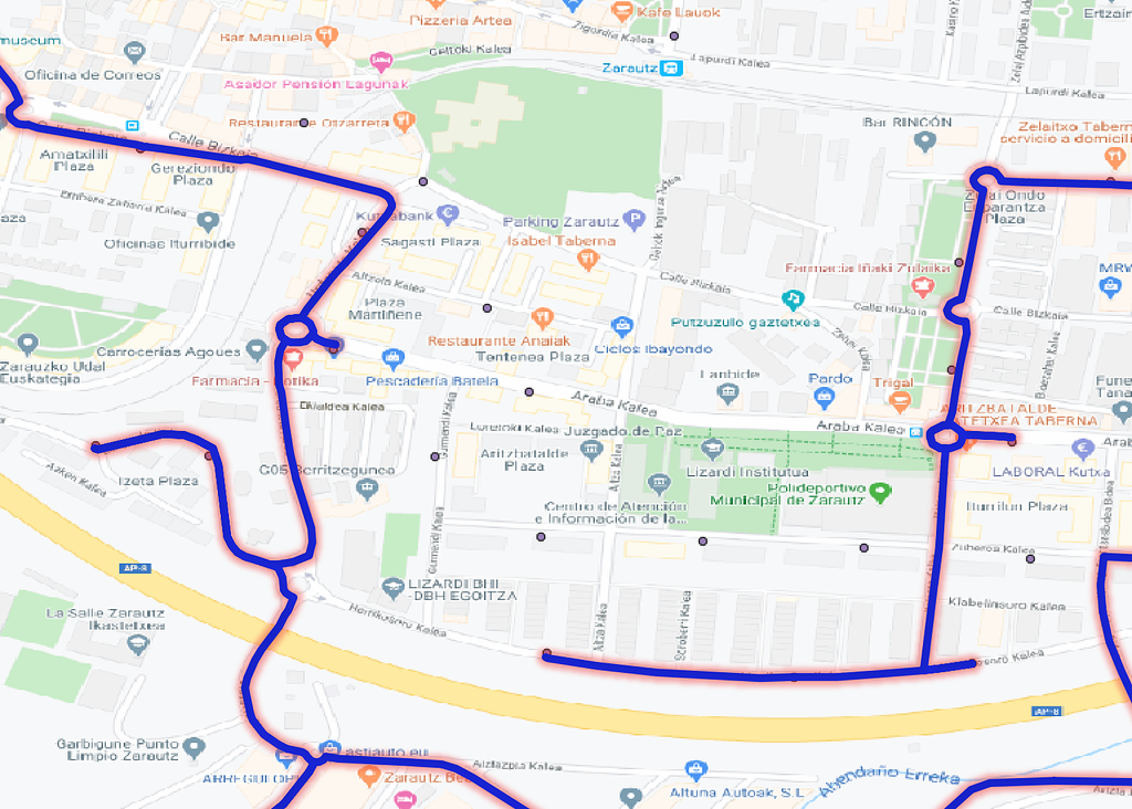 Q13 Bus Route Map Route Continuity - Directions - Openrouteservice