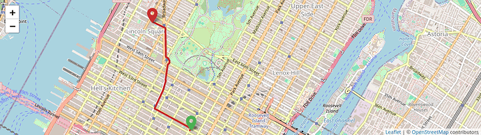 ors directions api map result